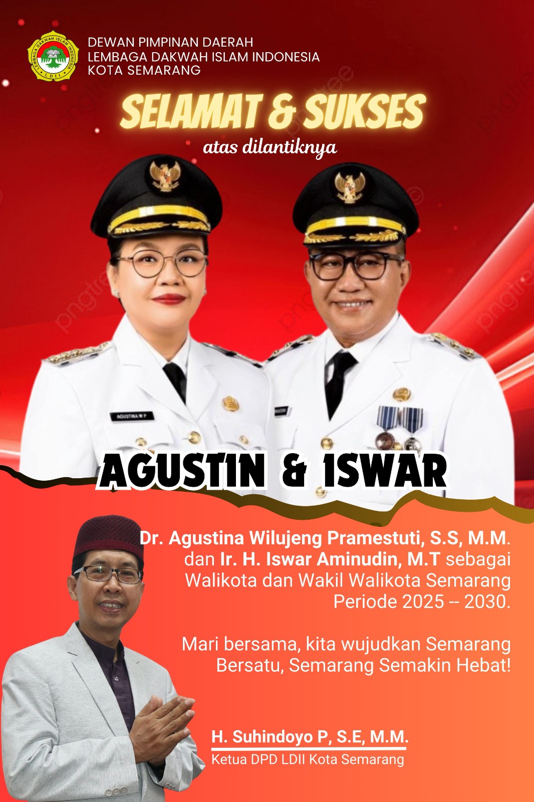 Pelantikan Walikota dan Wakil Walikota Semarang 2025