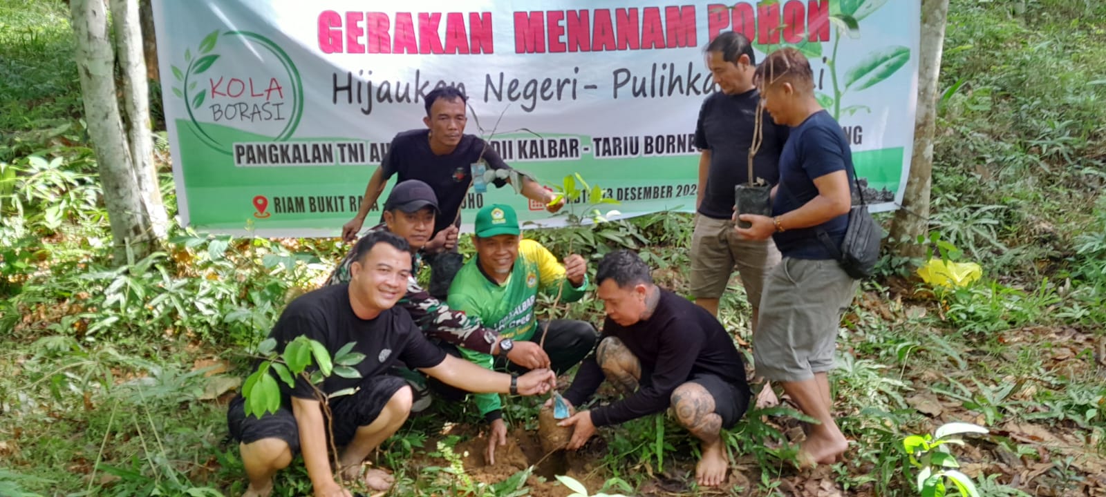 Kolaborasi Lintas Sektor: Panglima Jilah, LDII Kalbar, dan Lanud Supadio Selamatkan Hutan Riam Bukit Raya